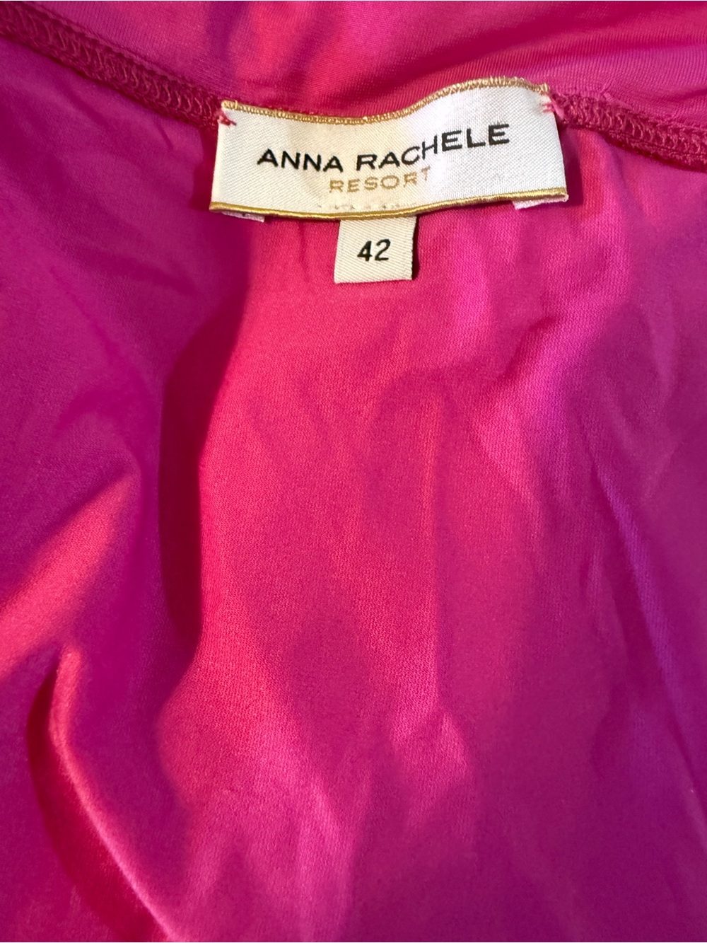 Bright Fuchsia Spaghetti Strap Swim Top/Short Dress - Picture 4 of 4